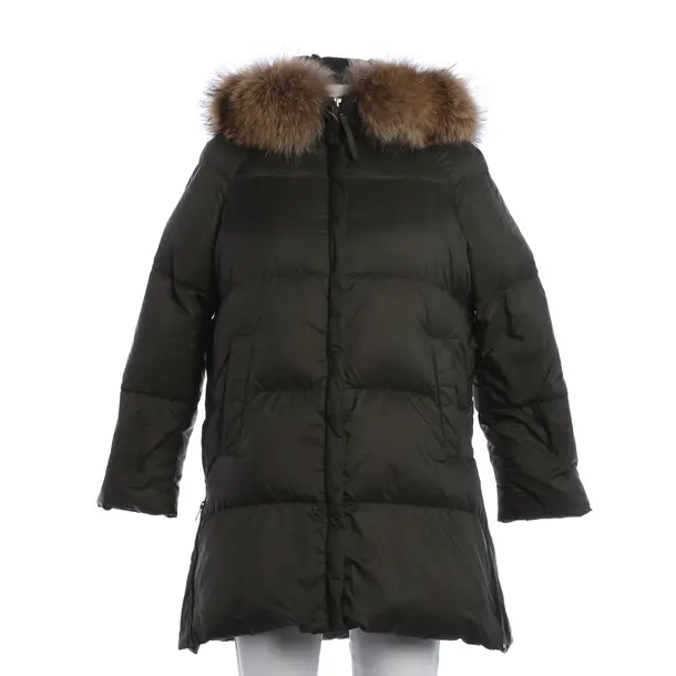 Wintermantel, in Camouflage, Polyimid, Max Mara