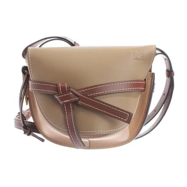 Schultertasche, in Hellbraun, Leder, Loewe