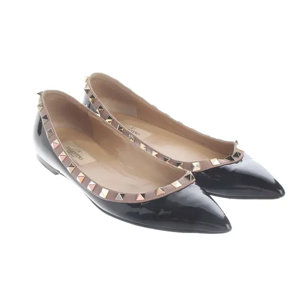 Ballet Flats, in Black, Valentino