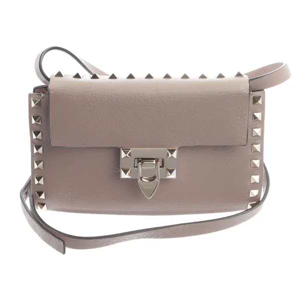 Abendtasche, in Hellrosa, Leder, Valentino