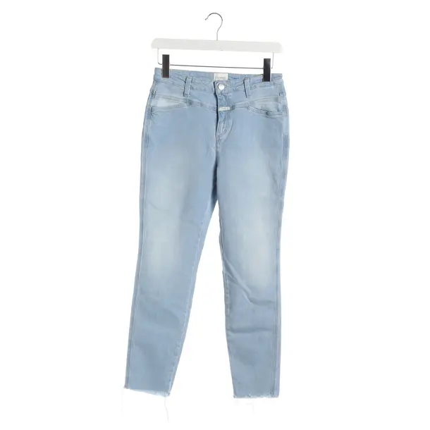 Slim Fit Jeans, in Light Blue, Cotton, Closed