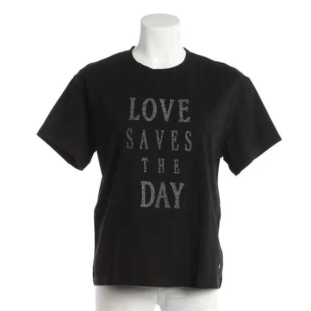 Shirt, in Black, Cotton, Mos Mosh