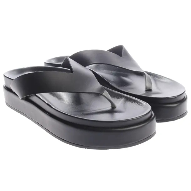 Platform Sandals, in Black, Ancient Greek Sandals