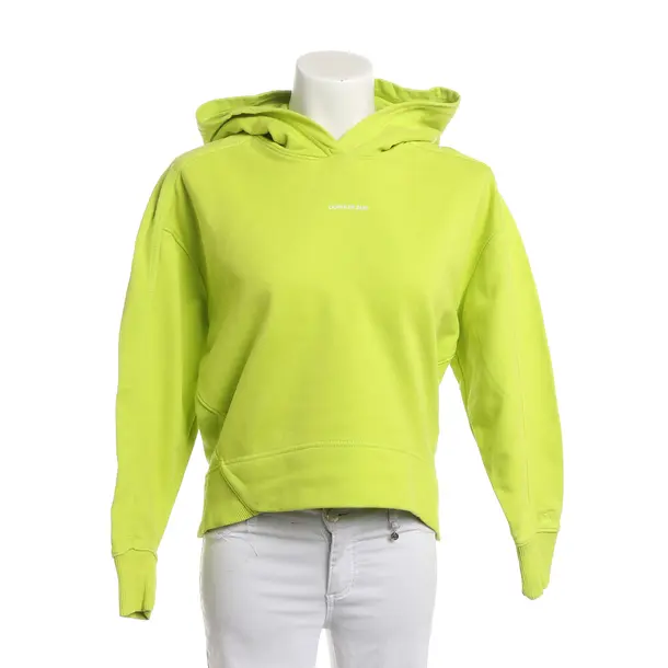 Hoodie, in Neon Grün, Baumwolle, Calvin Klein