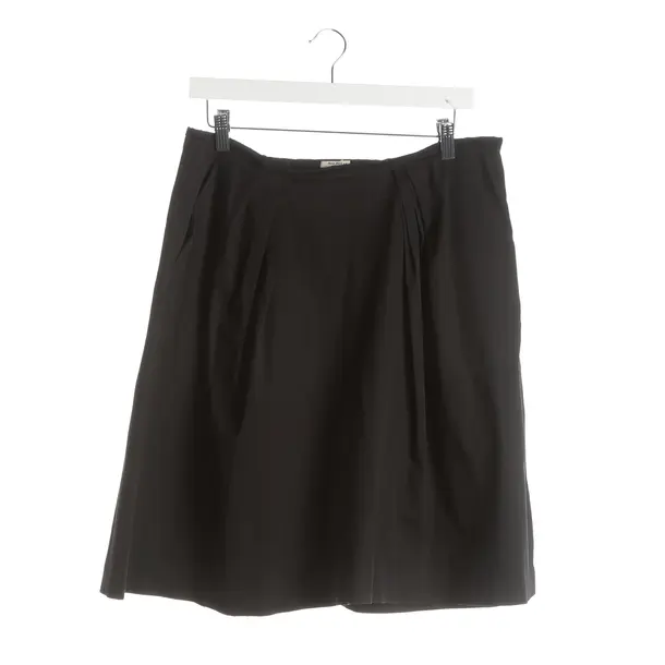 Rock, in Schwarz, Baumwolle, Miu Miu