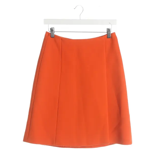Skirt, in Dark Orange, Wool, Strenesse
