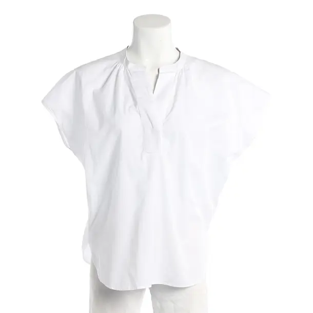 Shirt, in Weiß, Baumwolle, Soluzione