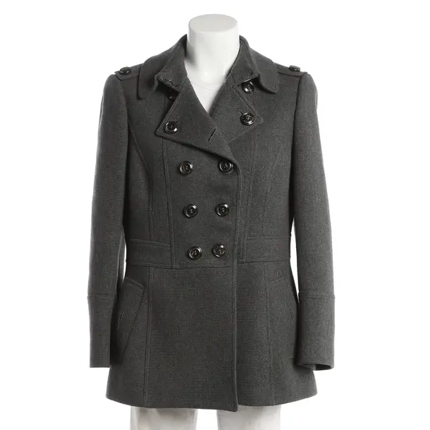 Mid-Season Coat, in Gray, Wool, Burberry London