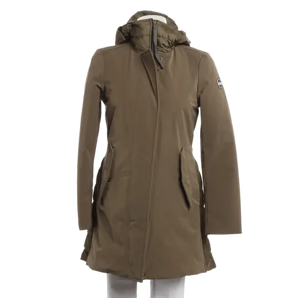 Mid-Season Coat, in Olive Green, Polyester, Colmar
