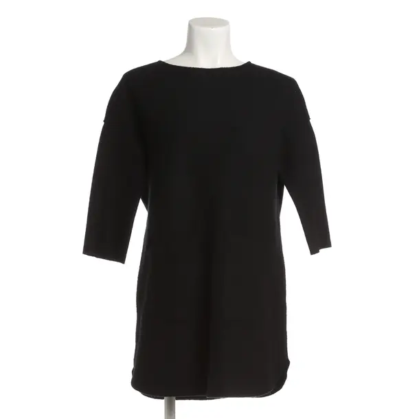 Dress, in Black, Wool, Harris Wharf London