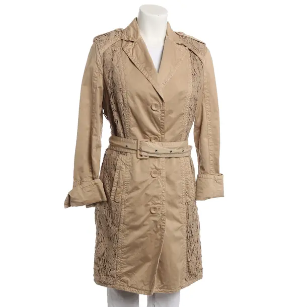 Summer Coat, in Brown, Cotton, Marc Cain