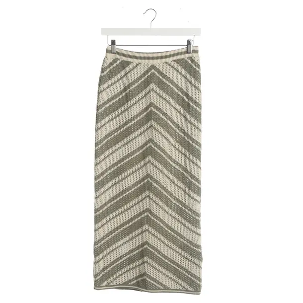 Skirt, in Light Green, Cotton, Riani