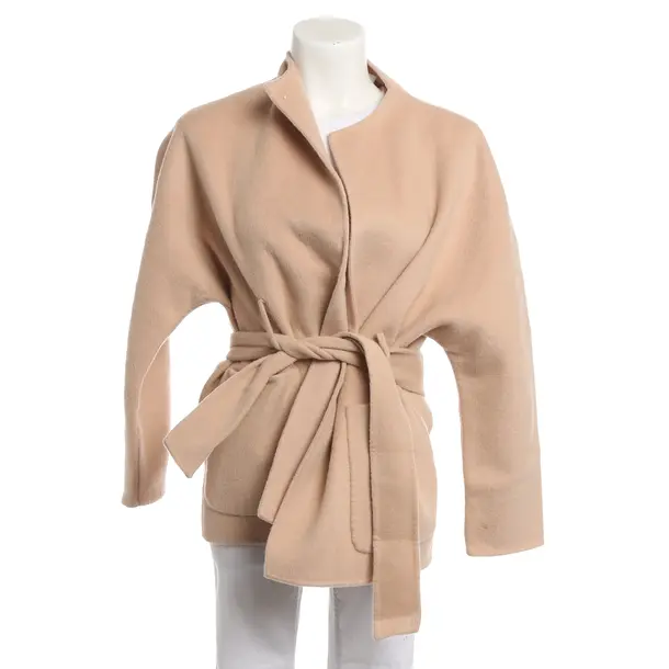 Mid-Season Jacket, in Light Brown, Wool, Ba&sh