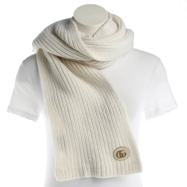 Sciarpa, in Beige, Lana, Gucci