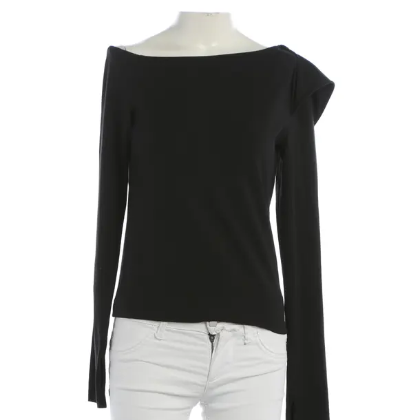 Long Sleeve Shirt, in Black, Cotton, Helmut Lang