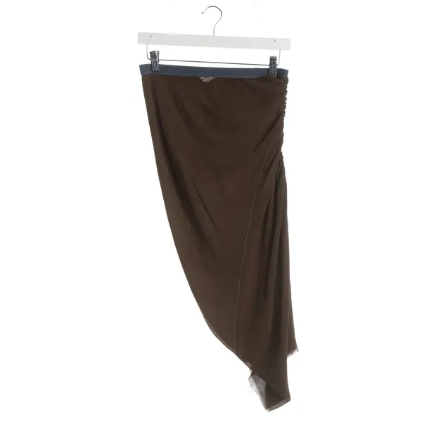 Skirt, in Brown, Silk, Rick Owens