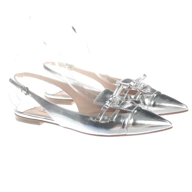 Sandali, in argento, Miu Miu