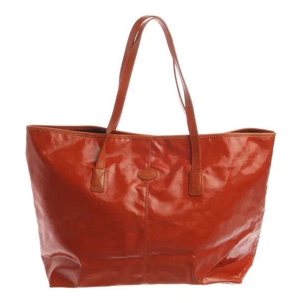 Shopper, in Dunkelorange, Polyurethan, Tod´s