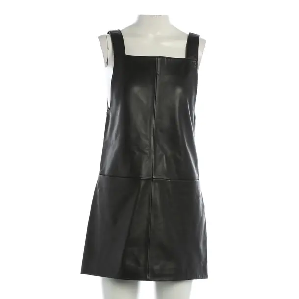 Dress, in Black, Leather, Maje