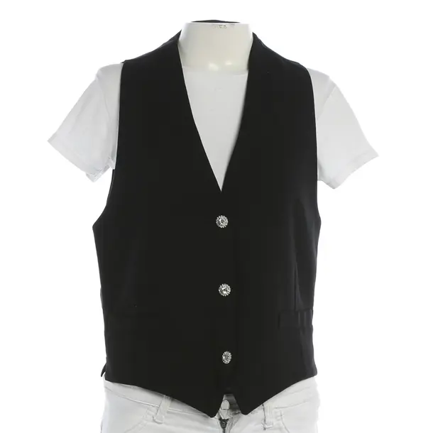 Vest, in Black, Viscose, Sandro