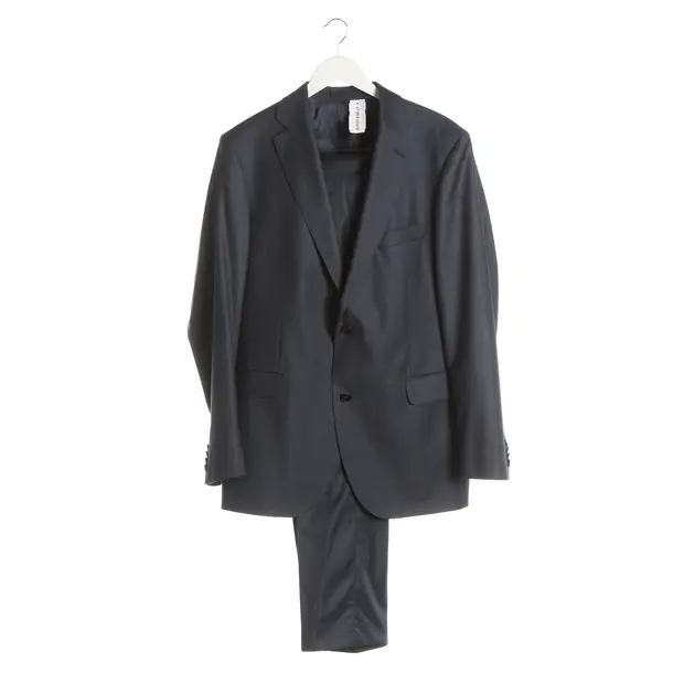 Anzug, in Navy, Wolle, Eduard Dressler