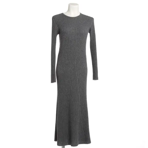 Kleid, in Grau, Kaschmir, Lisa Yang