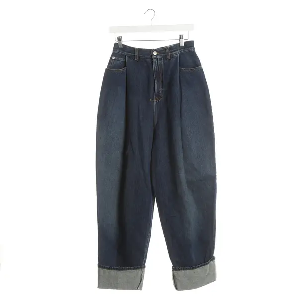 Jeans boyfriend, in Marina Militare, Cotone, Alexander McQueen