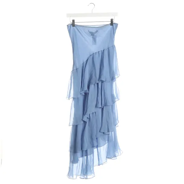 Rock, in Hellblau, Seide, Ralph Lauren Purple Label