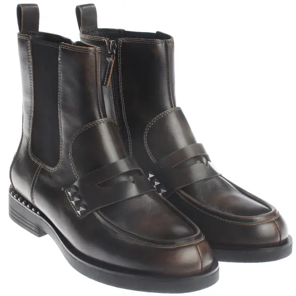 Stiefeletten, in Braun, Ash