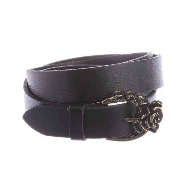 Belt, in Black, Leather, Sandro