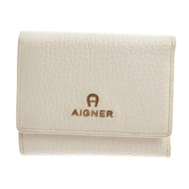 Geldbörse, in Weiß, Leder, Aigner