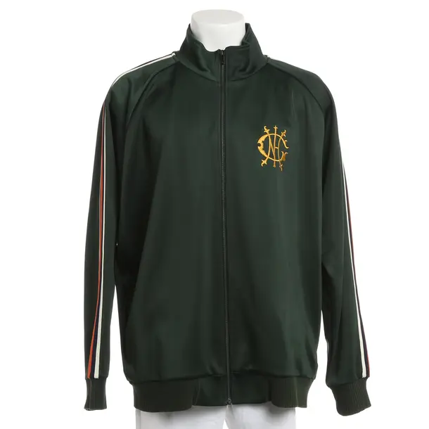 Zip-Up Hoodie, in Dark Green, Polyester, Gant