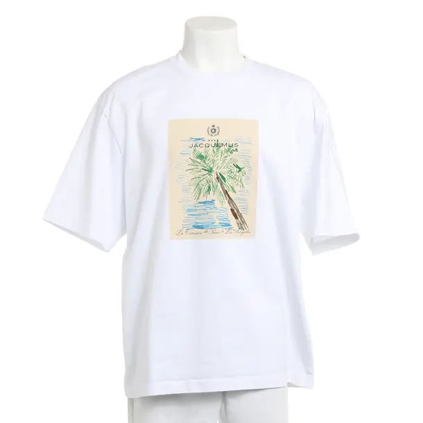 T-Shirt, in Weiß, Baumwolle, Jacquemus