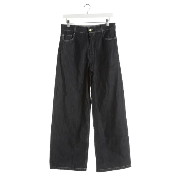 Jeans Straight Fit, in Navy, Baumwolle, Max Mara