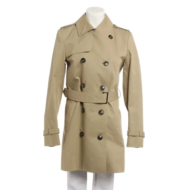 Mid-Season Coat, in Olive Green, Viscose, Closed