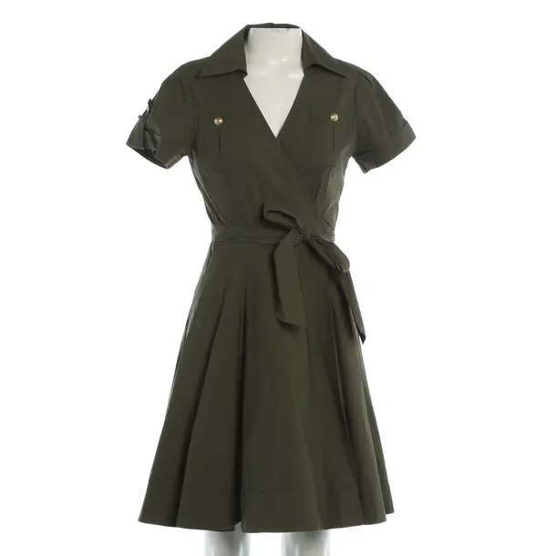 Kleid, in Dunkelgrün, Baumwolle, Diane von Furstenberg