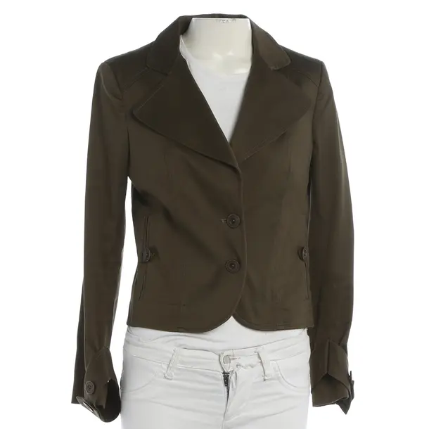 Blazer, in Dark Green, Cotton, Patrizia Pepe