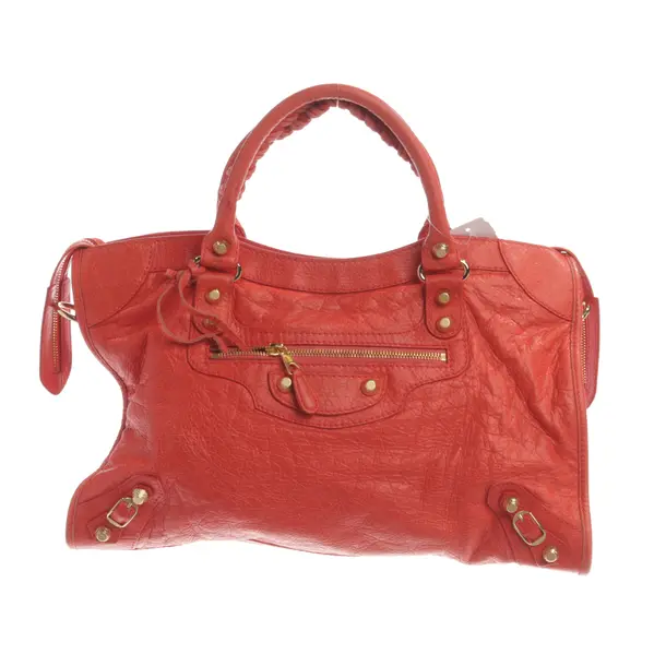 Handbag, in Light Red, Leather, Balenciaga