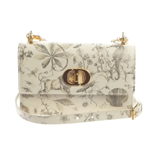 Schultertasche, in Weiß, Leder, Dior