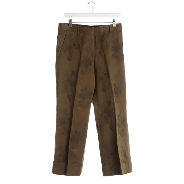 Pantaloni, in Verde scuro, Cotone, Dries van Noten