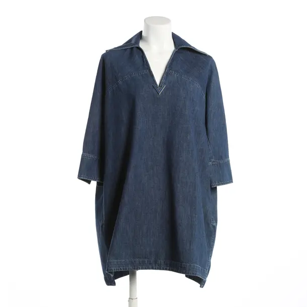 Kleid, in Blau, Baumwolle, Valentino