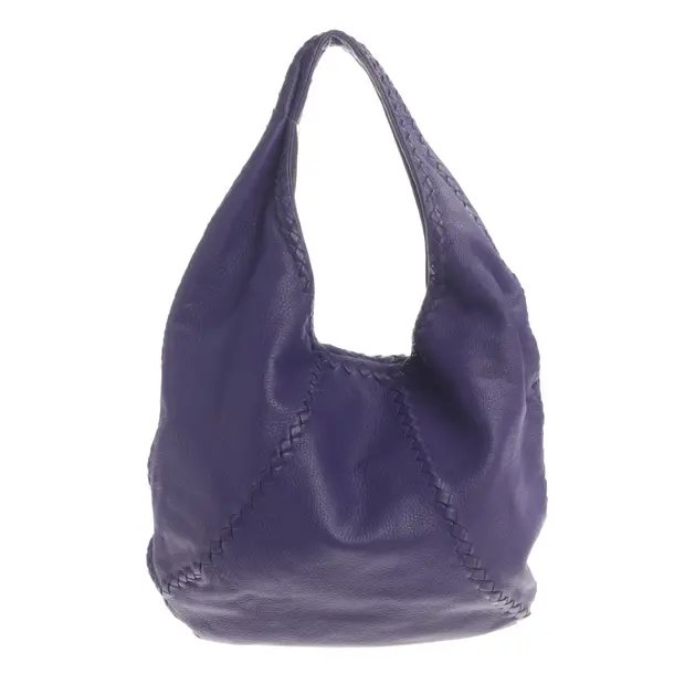 Hobo Bag, in Blau, Leder, Bottega Veneta