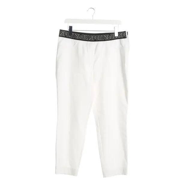 Pants, in White, Viscose, Marc Cain Sports