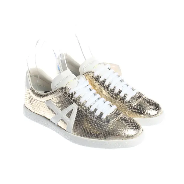 Sneaker, in Gold, Aquazzura