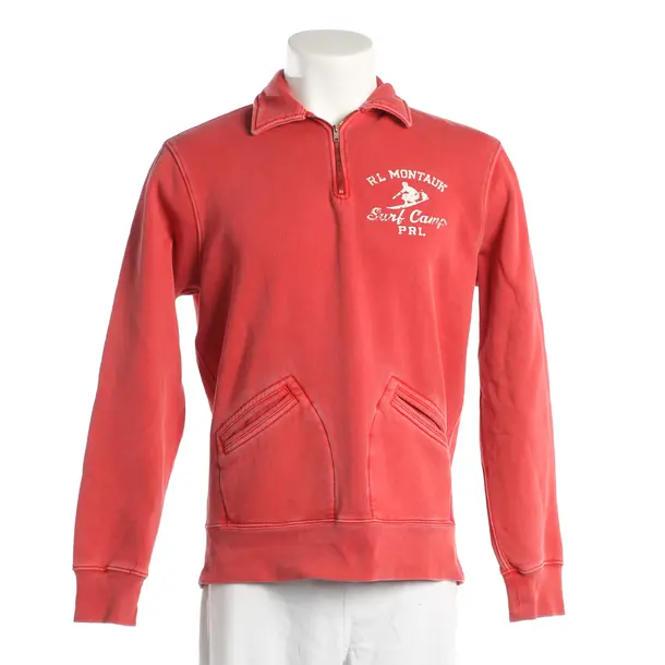 Sweatshirt, in Hellrot, Baumwolle, Polo Ralph Lauren