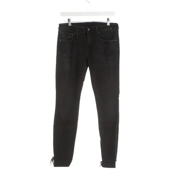 Skinny Jeans, in Black, Cotton, R13