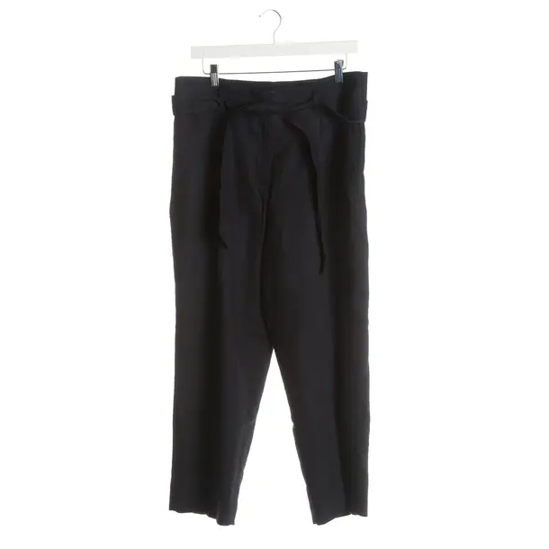 Pants, in Navy, Linen, Seductive