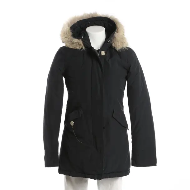 Wintermantel, in Blau, Baumwolle, Woolrich