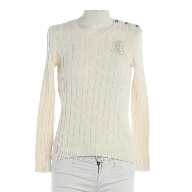 Jumper, in Cream, Cotton, Ralph Lauren Black Label