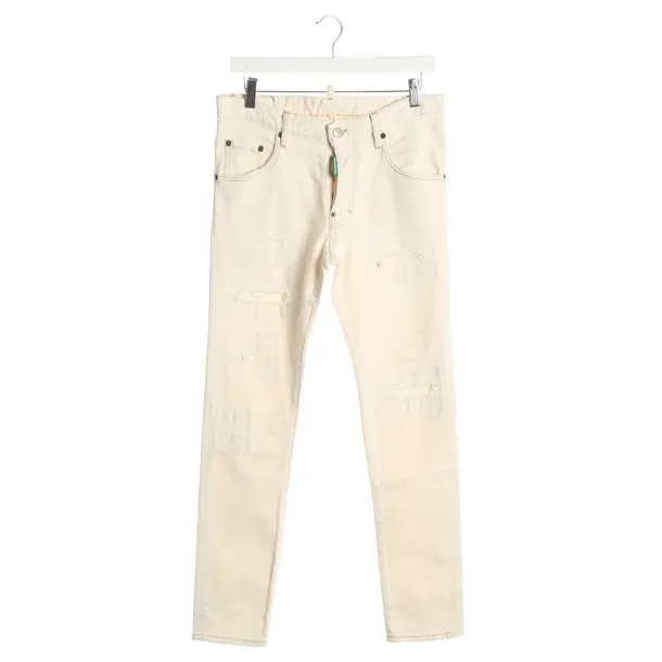 Slim Fit Jeans, in Beige, Cotton, Dsquared